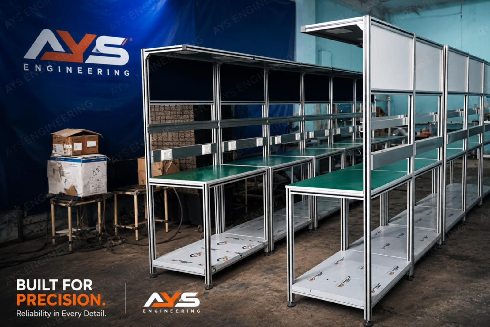 Aluminium Profile Assembly Table